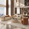 Elegant Luxury Modern Sofa Designs Royal Set Designer Leather Sofa Lounge Loveseat Divano Soggiorno Living Room Furniture