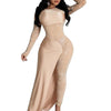 Znaiml Luxury Women Long Sleeve Sheer Mesh Patchwork Skinny Night Party Club Romper Overalls Birthday Sexy Rhinestone Jumpsuits