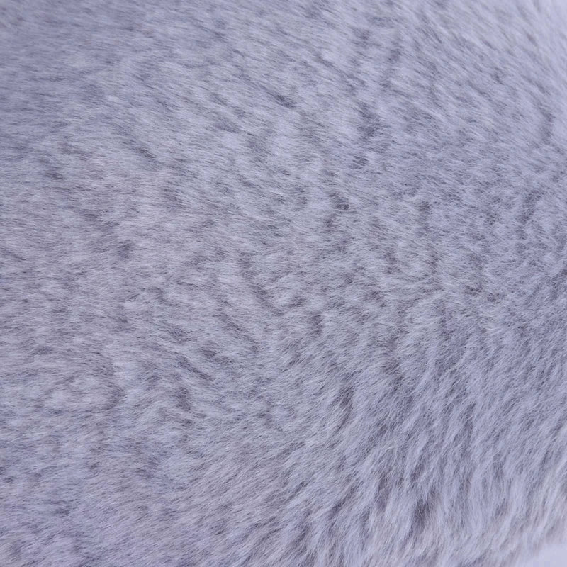 Faux Rabbit Fur Heart Pillow Decorative Pillows Plush Love Heart Shaped Fluffy Throw Pillow Cushion Valentine's Day Gifts 12/17"