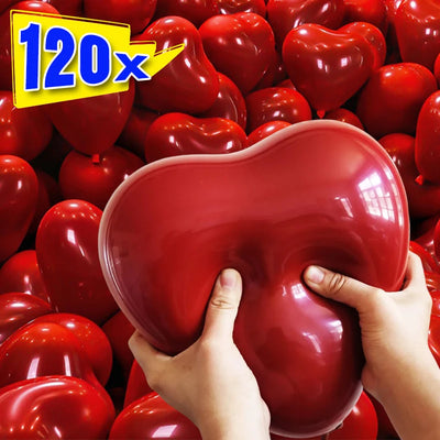 Red Heart Latex Balloon Inflatable Love Shaped Balloons Romantic Valentine's Day Birthday Wedding Party Decor Supplies Wholesale