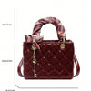 Small And Niche High-End Lurxury Handbag For Women 2024 Fashionable New Diamond Grid Handbag, Single Shoulder Crossbody Bag