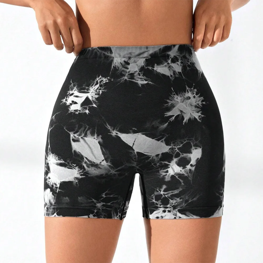 FITTOO Women V Back Shorts Cross High Waist Scrunch Butt Booty Leggings Workout Athletic Gym Cargo Bottoms Sexy Female Clothing