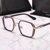 NEW Double Bridge Square Anti-blue Light Glasses Women Men Vintage Transparent Computer Glasses Oversize Frame Eyeglasses
