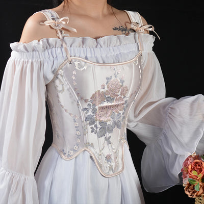 The corset top is popular among fashion enthusiasts who love vintage styles