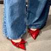 Summer High Heel Women Sandals Shoes Fashion Shallow Butterfly-knot Shoes Elegant Wedding Party Shoes