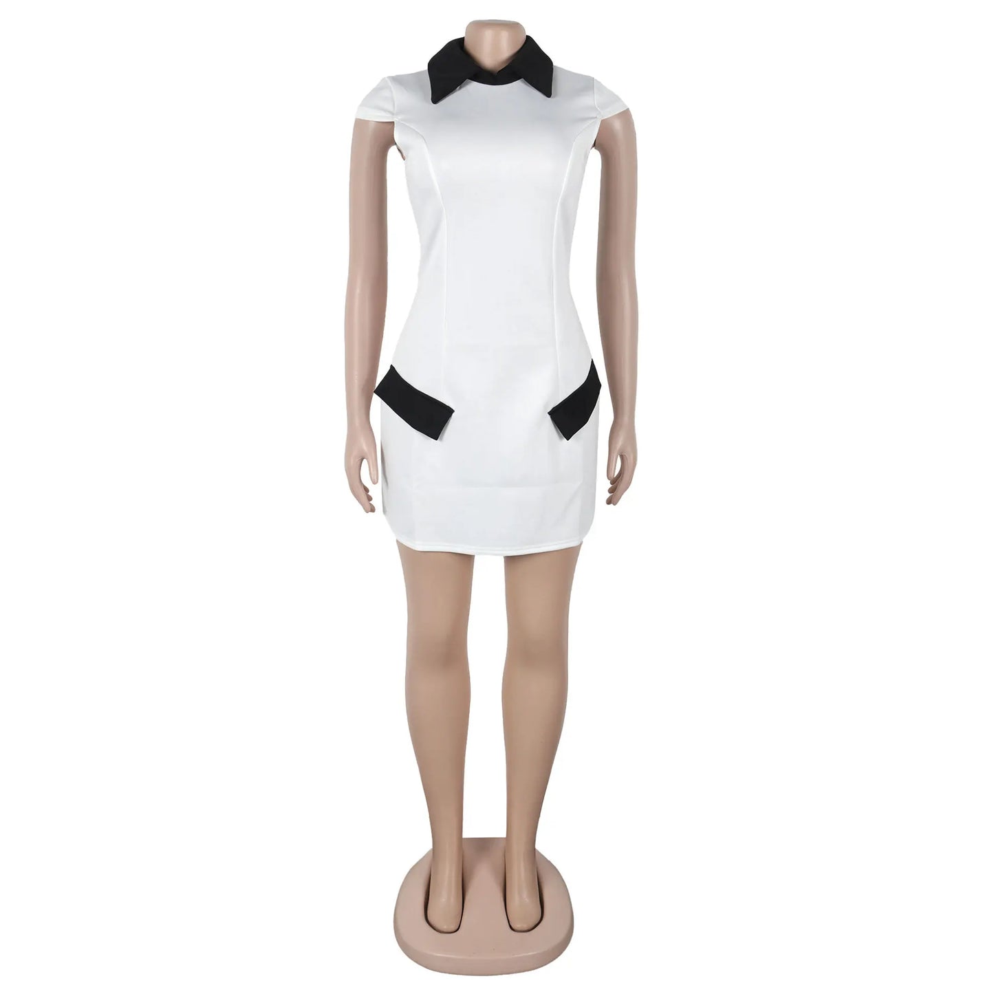 Ladies Streetwear Sleeveless Bodycon Dress 2024 Summer Autumn Women Mini Dresses Women Sweatshirts White Black Dress Clothing