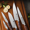 XINZUO High Quality 3.5+5+8+8+8"  Paring Utility Cleaver Chef Knife Germany 1.4116 Stainless Steel 1PCS 5PCS Kitchen Knife Sets