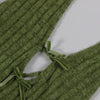 Women Knit Halter Bow Sleeveless Long Jumpsuits 2025 Summer Backless Sexy Outfits Night Club Party One Piece Rompers
