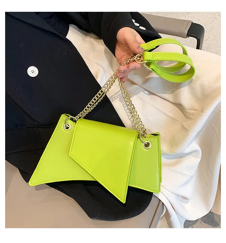 High quality Ladies Shoulder Bag Sense of luxury Chain Handbags Premium Leather Retro Women Bags Designer Lady Armpit Bag Clutch