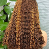 Natural Black 12A Double Drawn Burmese Curly Bob Human Hair Wigs for Women 250% Density Bouncy Curly Remy Human Hair Wigs