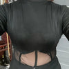 Summer Women T Shirt Girls T-Shirt Woman Clothes Long Sleeve Tops Spring Black Slim Tshirt Female Crop Top Tee Sexy Skinny Y2k