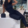 kliou Pencil Jumpsuit Women Full Seasons Casual Fitness Sporty Playsuit Sleeveless Slim Activewear  All In One Jumpsuit Clothing