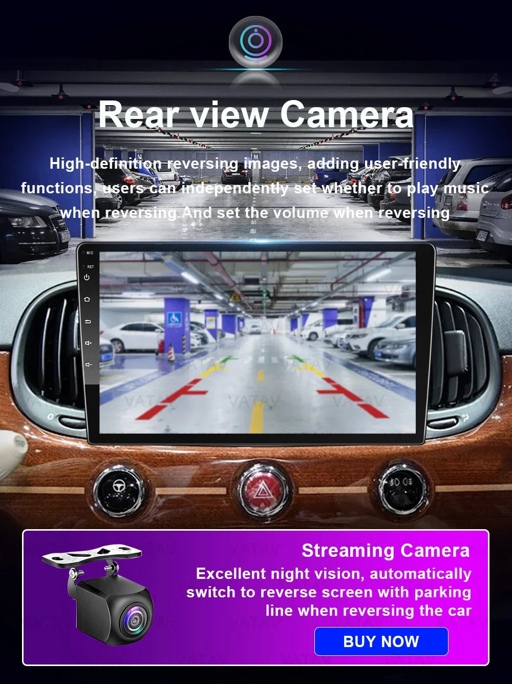 For Fiat 500 2016 2017 2018 2019 Car Multimedia Carplay Android Auto GPS stereo Radio Video Palyer 10 Inch Head Unit