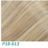 Silk Top Base Swiss Lace Clip In Topper Straight Women Toupee With Bangs Breathable And Soft Real Human Hairpiece Blonde Color