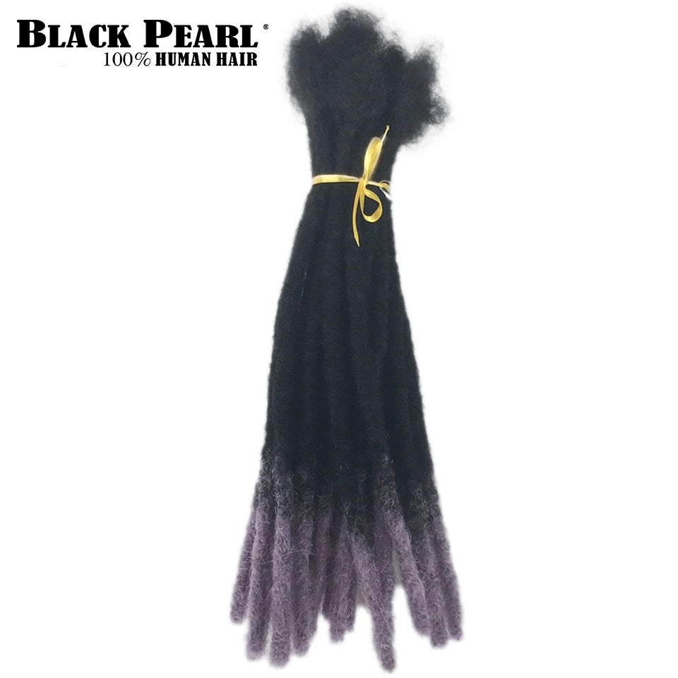 Human Hair Dreadlocks Loc Extensions Kinky Straight 100% Human Hair Dreadlocks Extensions 100% Human Hair Dreadlock Extensions