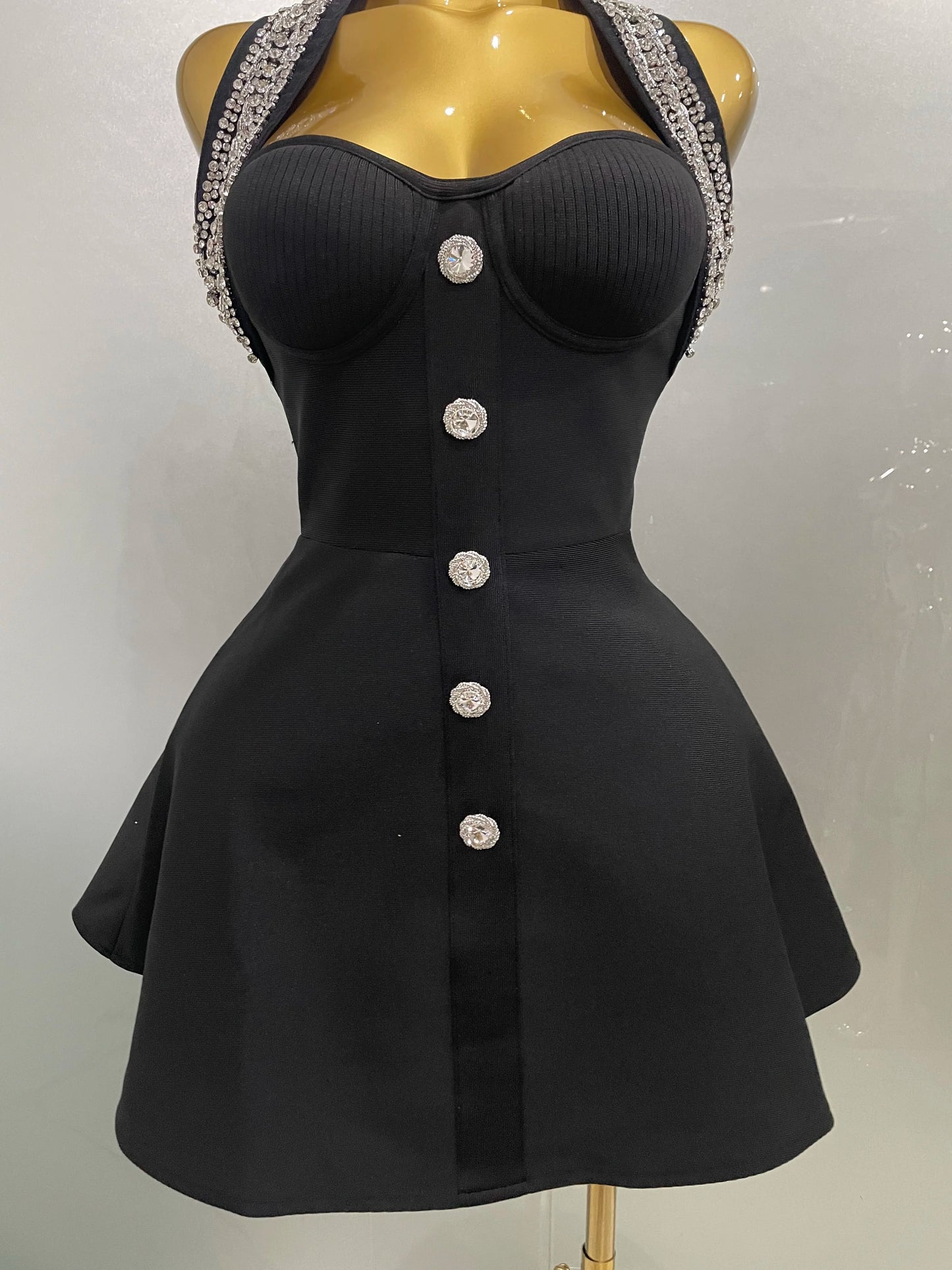 2025 Women Black Sexy Off the Shoulder Shinning Crystal Bodycon Bandage Long Dress Gloves Elegance Celebrate Evening Party Dress