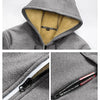Men's Jacket Winter Camouflage Fleece Thicken Hooded Jackets Male Long Sleeve Coat Casual Zip Up Hoodies Streetwear Men's Coats