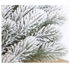 Artificial Pine Needles Branches Christmas Fake Snowy Pine Picks Twigs Winter Sprays Greenery Stems for Xmas Tree Garlands Decor