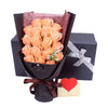 18Pcs/Box Soap Flower Bouquet Beautiful Flora Scented Bath Soap Flower in Gift Box for Anniversary Valentine's Day Mother Day