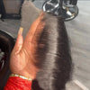 Peruvian Hair 4x4 Lace Closure Pre plucked  Straight Hair 13x4 HD Transparent Lace Frontal 100% Human Hair Natural Hair Line