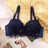Plus Size Bra70-85 Wire Free Bras For Women Underwear Sexy Lace Brassiere Push Up Bralette Top Bra AB Cup Wireless Lingeries