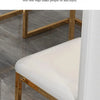 Unique Luxury Table Chairs Modern Legs Metal Design Rectangular Dining Table Space Saving Nordic Mesa De Comedor Funiture
