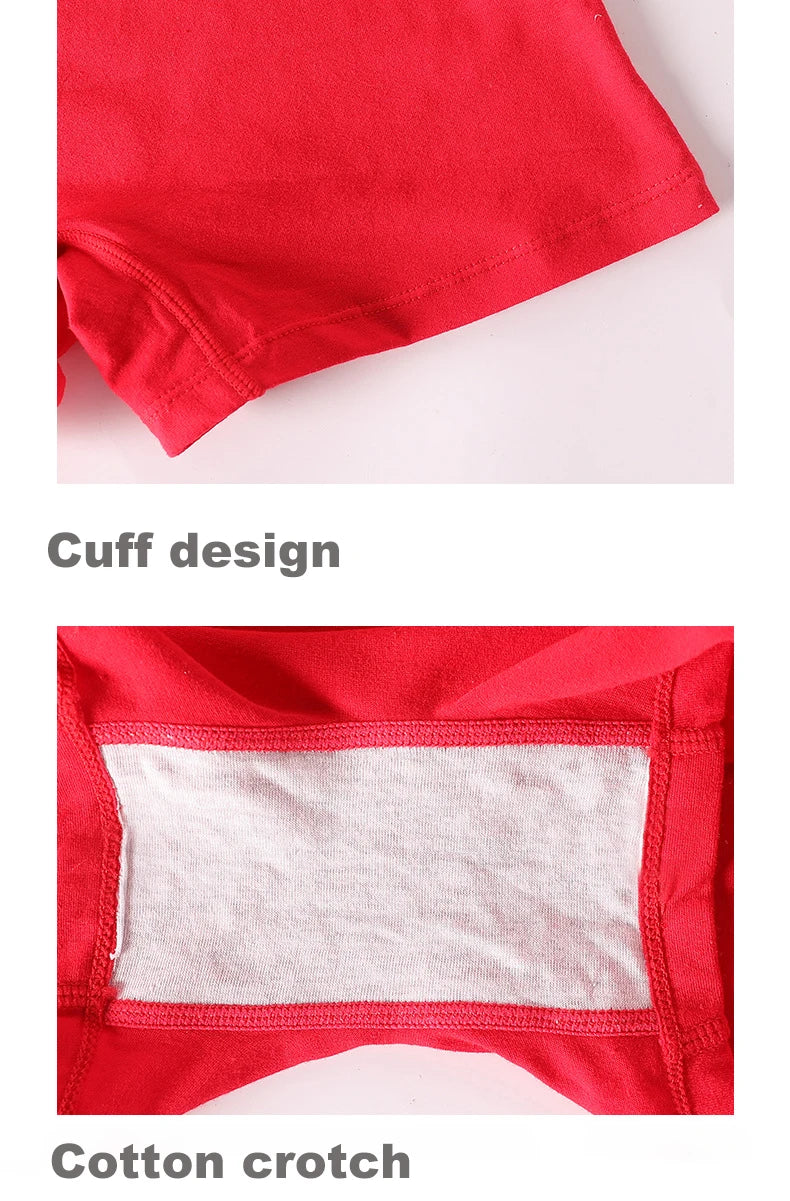 3pcs Cotton Women Panties Lady Plus Size Boxer Underwear High Waist Briefs Solid Color Female Shorts Safety Panty