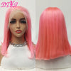 Blue Bob Wigs Human Hair 13x4 HD Lace Frontal Wig Human Hair Pre Plucked 180% Density Straight Short Blue Bob Wigs for Women