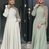 Muslim Abaya Women Dresses Solid Slim Jalabiya Eid 2025 Ramadan Morocco Islam Vestidos Largos Arab Long Robe Dubai Abayas Kaftan