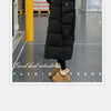 EVNISI Women Zipper Up Pockets Down Coat oversize Loose Coat Turtleneck Thicken Long Coat Women Casual Parkas 2024 Autumn Winter