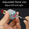 Luxury Diamond Lipstick Inflatable Lighter Mini Butane Pink Water Diamond Portable Lighter High End Women's Smoking Gift