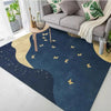 Carpet Modern Gray Minimalist Geometric Abstract Style Floor Mat Bedroom Bedside Rug Home Living Room Sofa Blanket Decoration