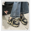 Women's Chunky Platform Vulcanize Shoes Autumn New Fashion Casual Running Shoe for Woman Sneakers Lace-up Sports Casual Shoes