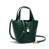 Retro Classic Women's Fashion Handbags Pure Color Design Metal Lock Buckle Accessories Ladies Shoulder Bags Minimalist Versatile