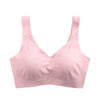 2024 Women Seamless Ice Silk Bra Removable Chest Pad Lifting Bralette Underwear No Steel Ring Breathable Push Up Yoga Vest Bras