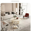 Nordic Combination Bedroom Coffee Table Simple Light Luxury Household Cream New Round Living Room Modern Small Apartment
