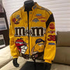 American Cartoon Embroidery Men Baseball Jacket Unisex Spring Autumn vintage Fashion Crand Loose Jacket motorcycle Printing Coat