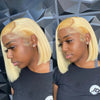 200 Density 613 Blonde Bob Wig Human Hair Remy Brazilian Cheap 13x4 Lace Short Bob Wig Human Hair Wig For Black Women