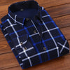 High Quality Men's Clothing 2024 Men Long Sleeve Thick Warm Shirt Tops Fashion Men Print Handsome Versatile Shirts Formal Shirts