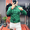 Men's T-shirt with Fashionable Personality Handsome and Versatile Trend Long Sleeved Men's Base Shirt Thick Style
