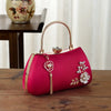 2025 New Women Handmade Flowers Clutch Handbags Wedding Evening Wallets Party Dinner Purse For Ladies 4 Colors