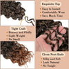 Beach Curl Crochet Hair Gogo Curl Crochet Hair 18 Inch Ombre Brown Blonde Bug Ginger T30 Synthetic Deep Wave Twist Crochet Braid