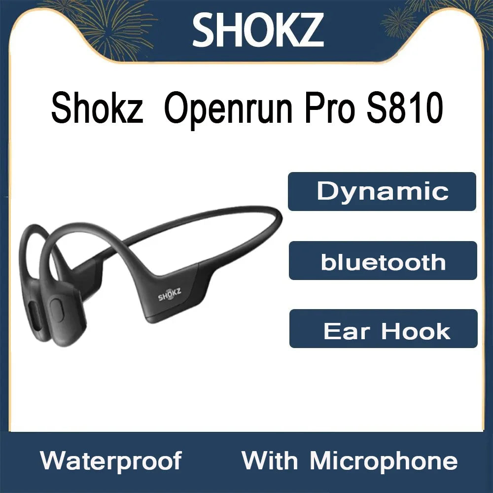 Original SHOKZ S810 Bone Conduction Earphone Openrun Pro Wireless Bluetooth5.1 Earphones Waterproof Sport Running Headset