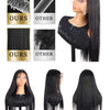 220% Bone Straight 360 Full Transparent Lace Front Human Hair Wigs 13×6 HD Lace Frontal Wig 30 40 Inch Black 100% Human Hair Wig