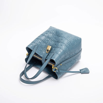 Seasonal New Solid Color Minimalist Women's Handbag Metal Buckle Accessories Exquisite and Versatile