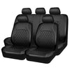 All Season Quited PU Leather Car Seat Cover Full Surrounded Seat Protector Waterproof Universal Fit Sedan Suv Pick-up Truck Seat