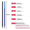 30/50/100Pcs/Lot 0.5mm Gel Pen Erasable Pen Refill Rod Set Blue Black Ink Shool Washable Handle Writing Stationery Supplies