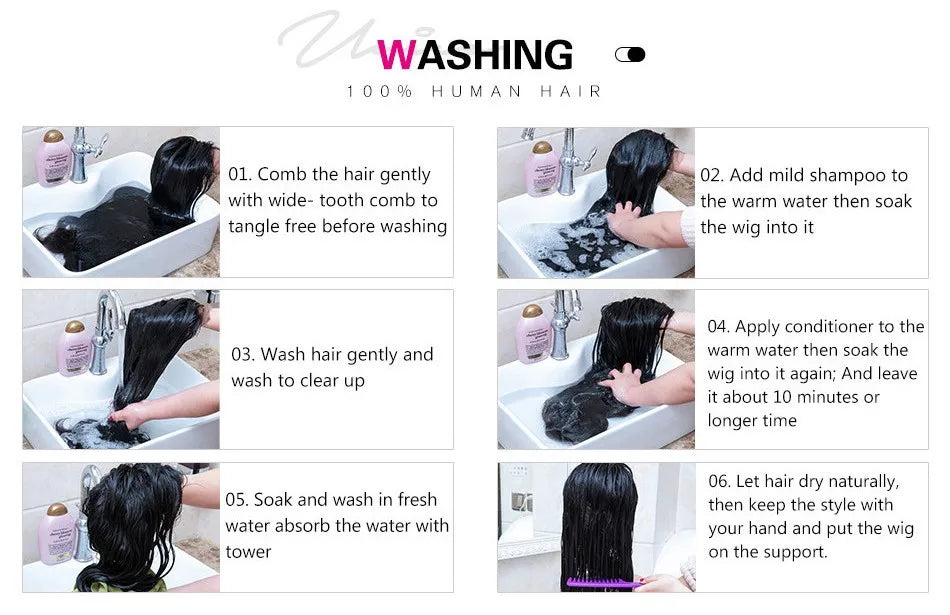 Unice Hair Headband Wig Human Hair Headband Scarf Wig Water Wave Human Hair Wigs for Women No Glue No Sew In Beginner Friendly