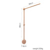 Baby Wooden Bed Bell Cartoon Rabbit Mobile Hanging Rattles Toy Hanger Crib Mobile Bed Bell Wood Toy Holder Arm Bracket Kid Gifts