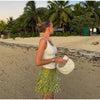 Sexy Sequins Tassel Skirt Sets Women Sling Crop Tops Hip Package A-line Short Skirts 2025 Summer Chic Beach Party Outfits Lady